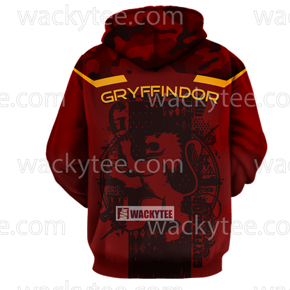 Gryffindor Let Deeds Reveal Your Heart Harry Potter 3D Hoodie