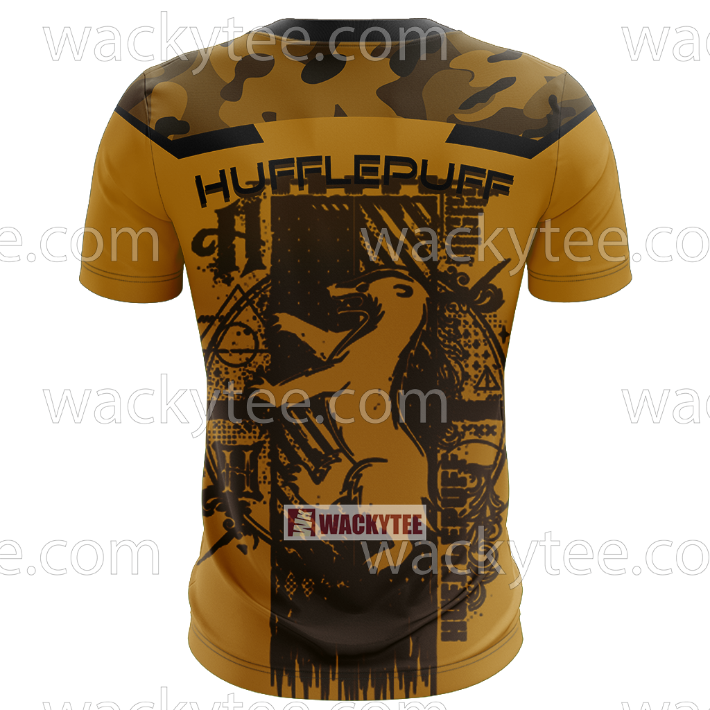 Hufflepuff My Honor Is My Loyalty Harry Potter 3D T-shirt