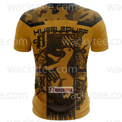 Hufflepuff My Honor Is My Loyalty Harry Potter 3D T-shirt