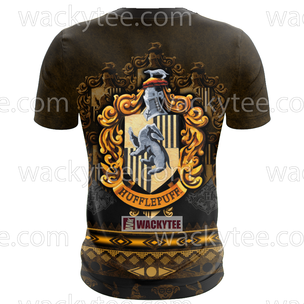Loyal Like A Hufflepuff Harry Potter Wacky Style Unisex 3D T-shirt