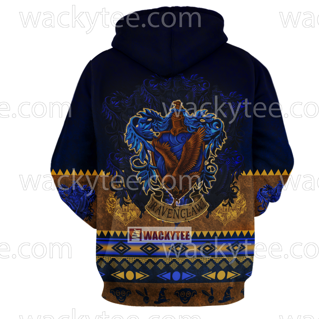 Wise Like A Ravenclaw Harry Potter Wacky Style 3D Hoodie