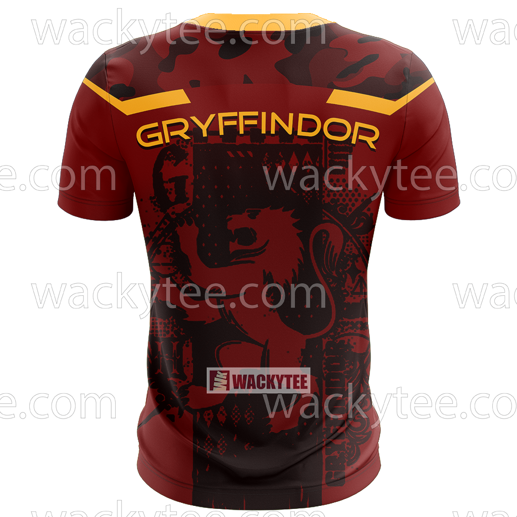 Gryffindor Let Deeds Reveal Your Heart Harry Potter 3D T-shirt