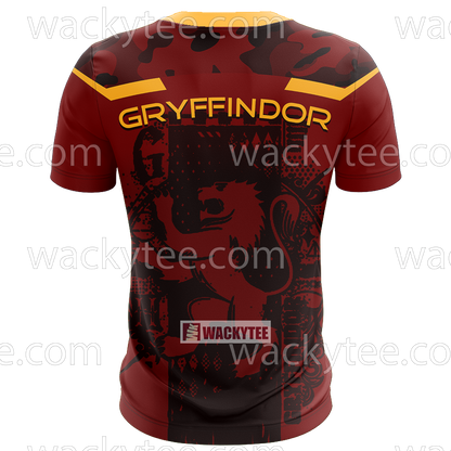 Gryffindor Let Deeds Reveal Your Heart Harry Potter 3D T-shirt