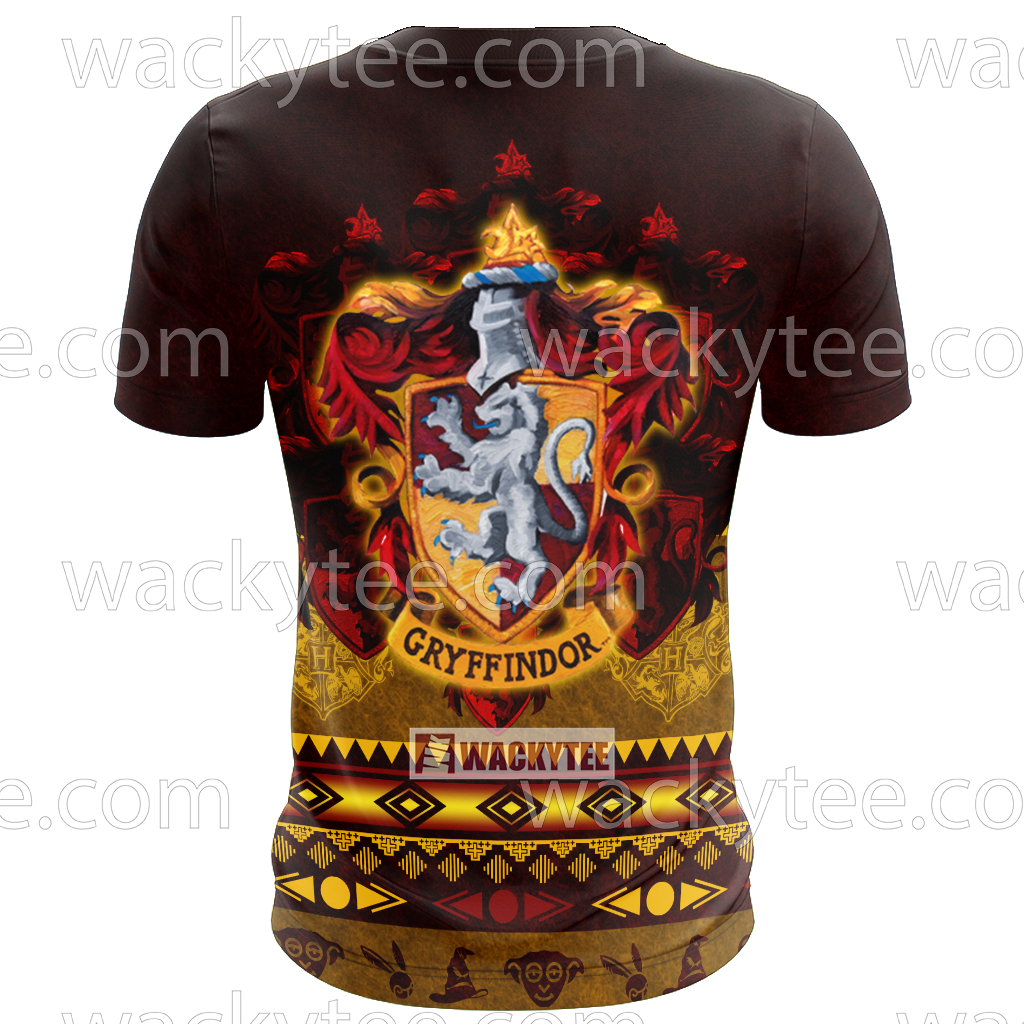 Brave Like A Gryffindor Harry Potter Wacky Style Unisex 3D T-shirt