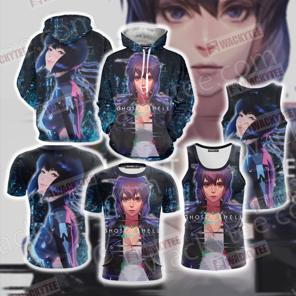 Ghost in the Shell: Stand Alone Complex - Kusanagi Motoko Unisex 3D Tank Top