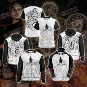 Tomb Raider Angel of Darkness - Strange Symbol Unisex Zip Up Hoodie Jacket
