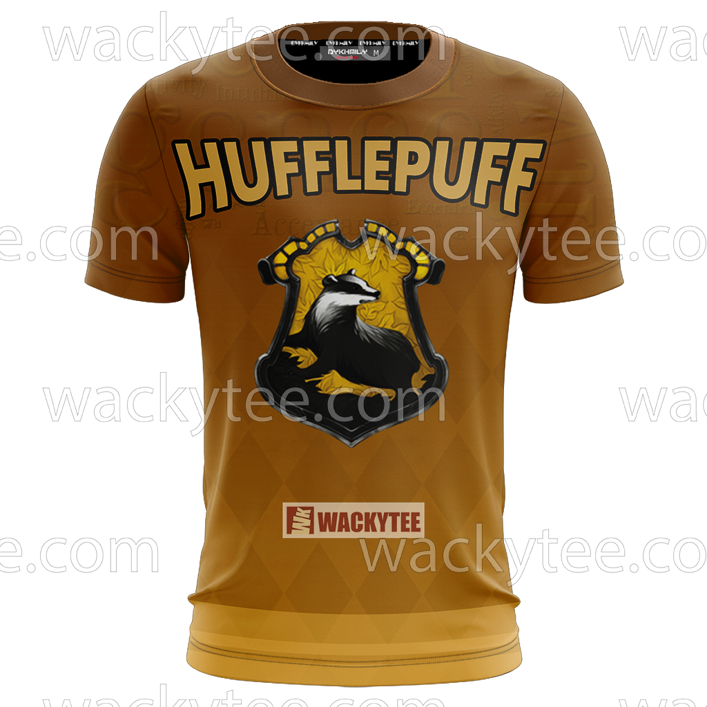 Hufflepuff My Honor Is My Loyalty New Unisex 3D T-shirt