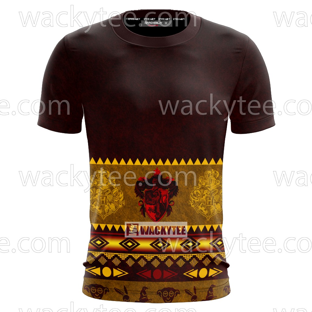Brave Like A Gryffindor Harry Potter Wacky Style Unisex 3D T-shirt