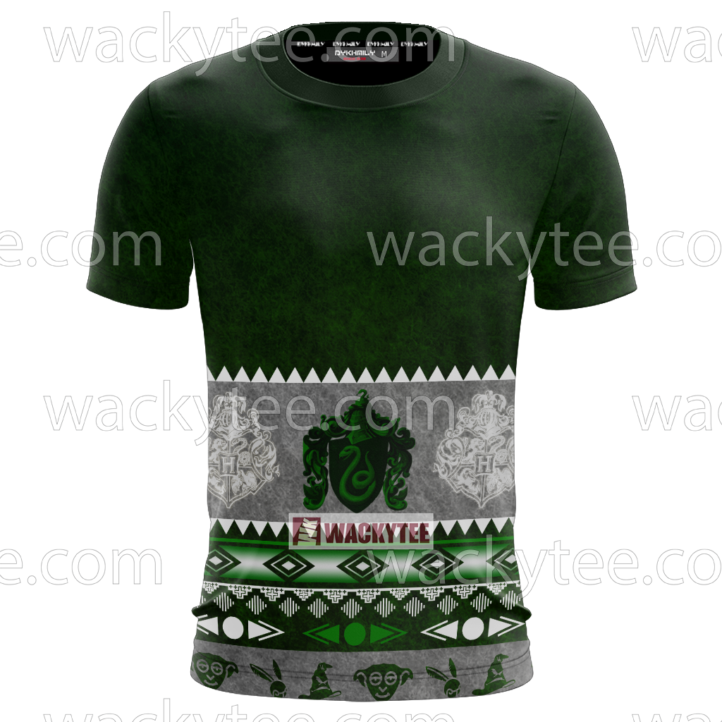 Cunning Like A Slytherin Harry Potter Wacky Style Unisex 3D T-shirt