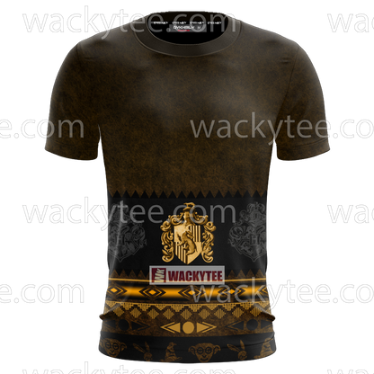Loyal Like A Hufflepuff Harry Potter Wacky Style Unisex 3D T-shirt