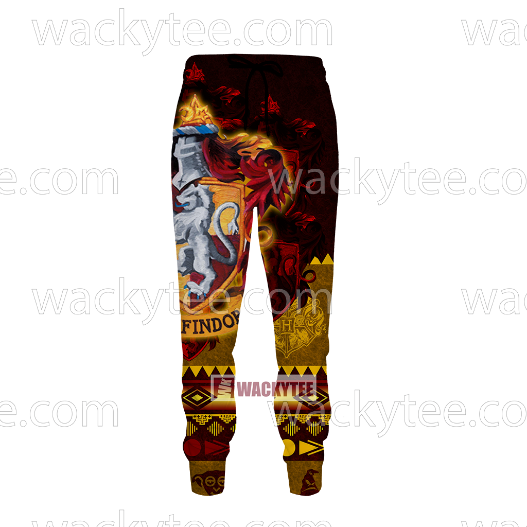 Brave Like A Gryffindor Harry Potter Wacky Style Jogging Pants