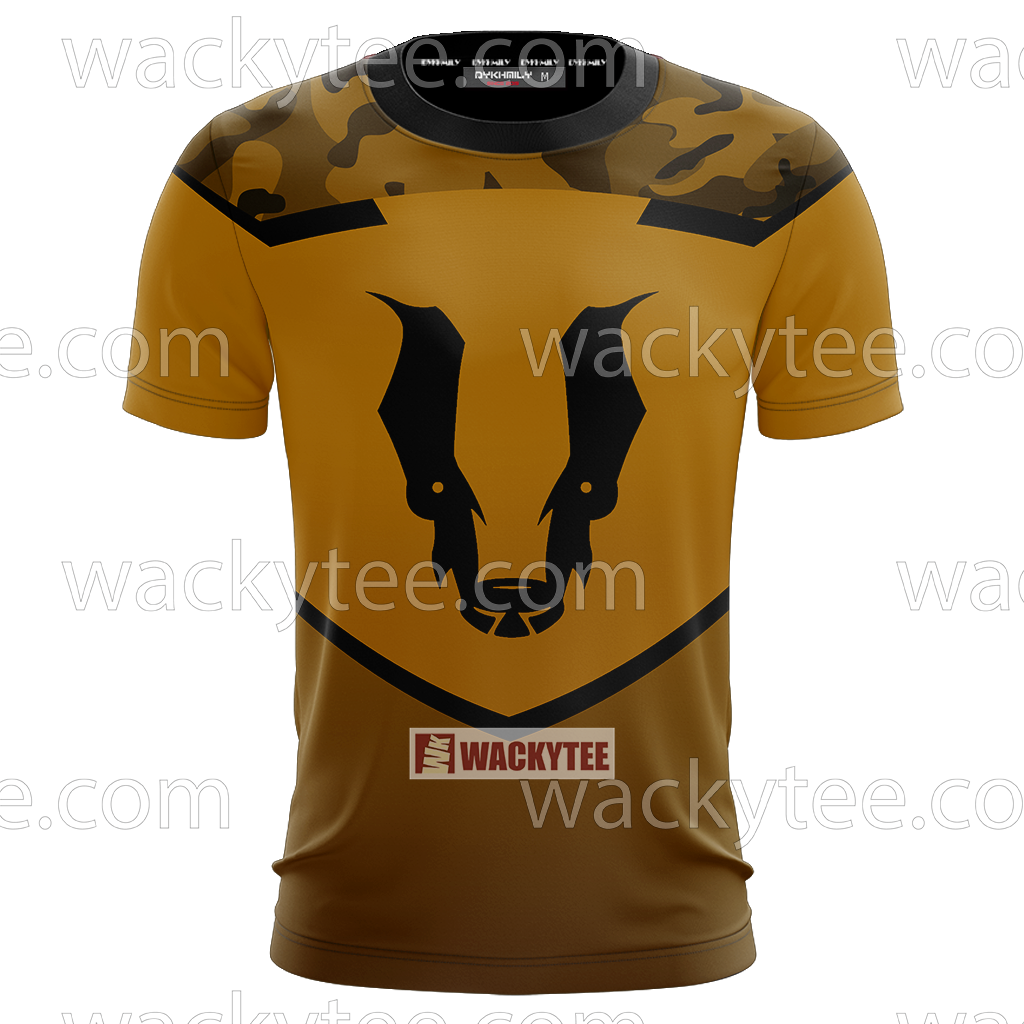 Hufflepuff My Honor Is My Loyalty Harry Potter 3D T-shirt