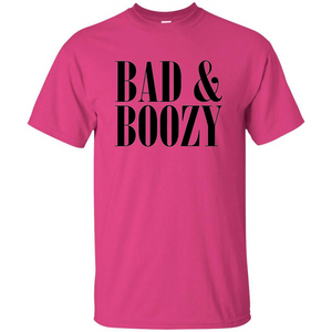 Bad And Boozy T-shirt Summer Beer Funny T-shirt