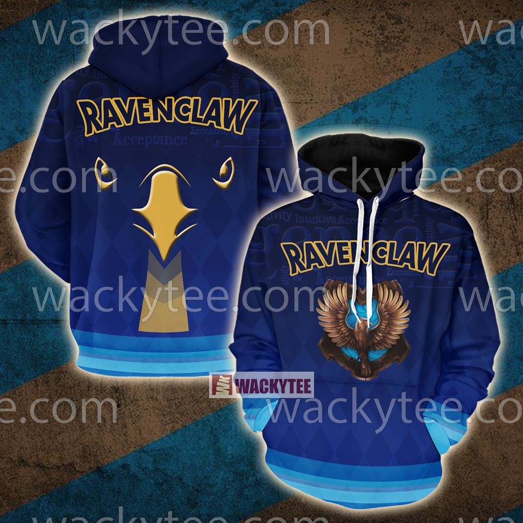 Ravenclaw The Doors Of Wisdom Are Never Shut New 3D Hoodie