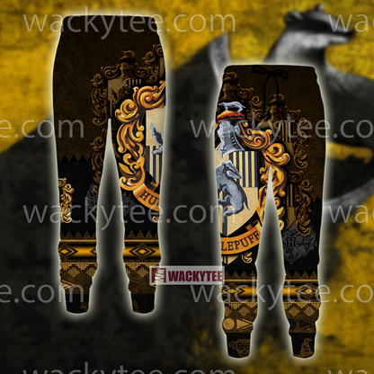 Loyal Like A Hufflepuff Harry Potter Wacky Style Jogging Pants
