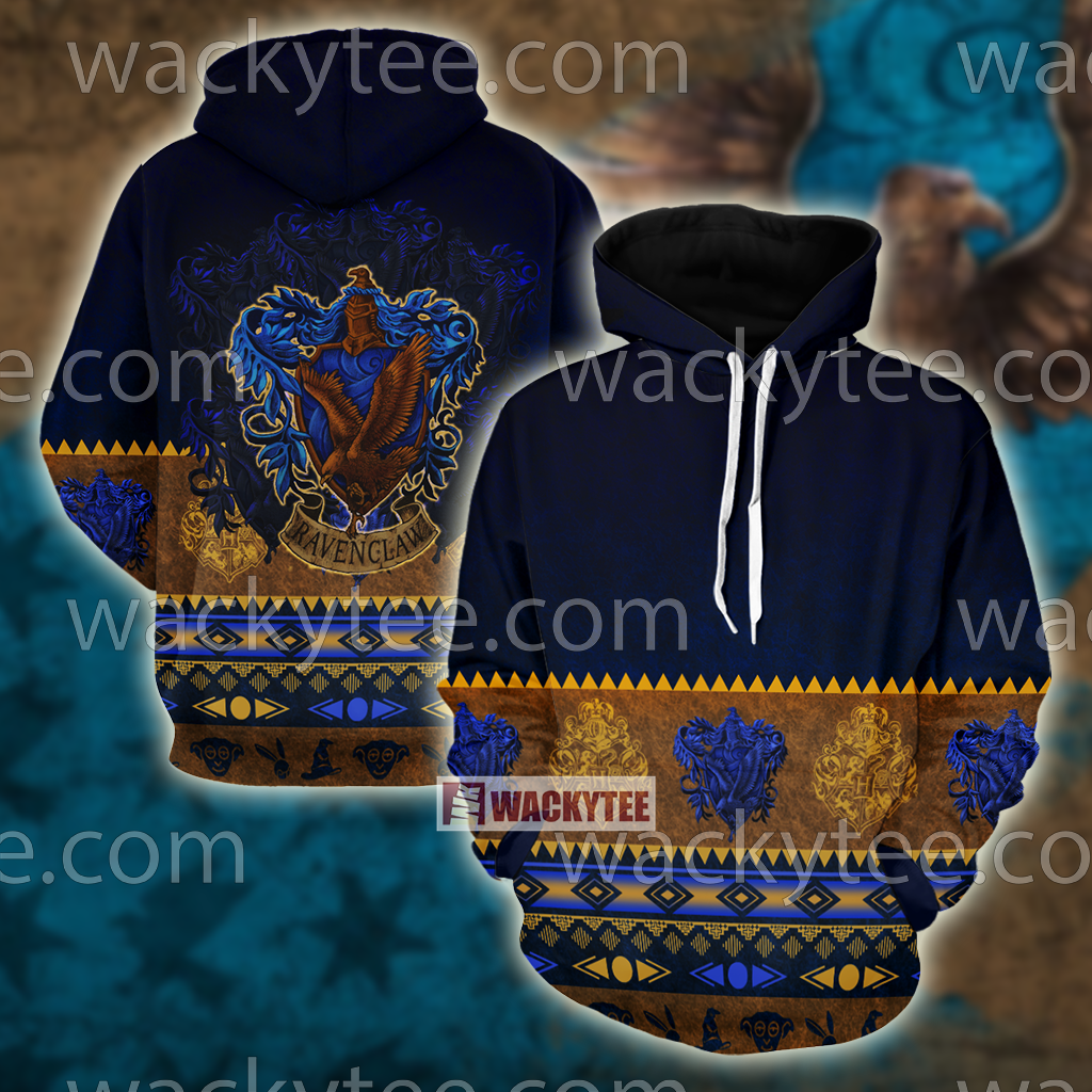 Wise Like A Ravenclaw Harry Potter Wacky Style 3D Hoodie