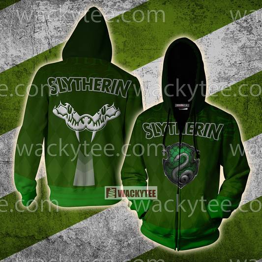 Slytherin The Results Validate The Deep New Zip Up Hoodie 4XL