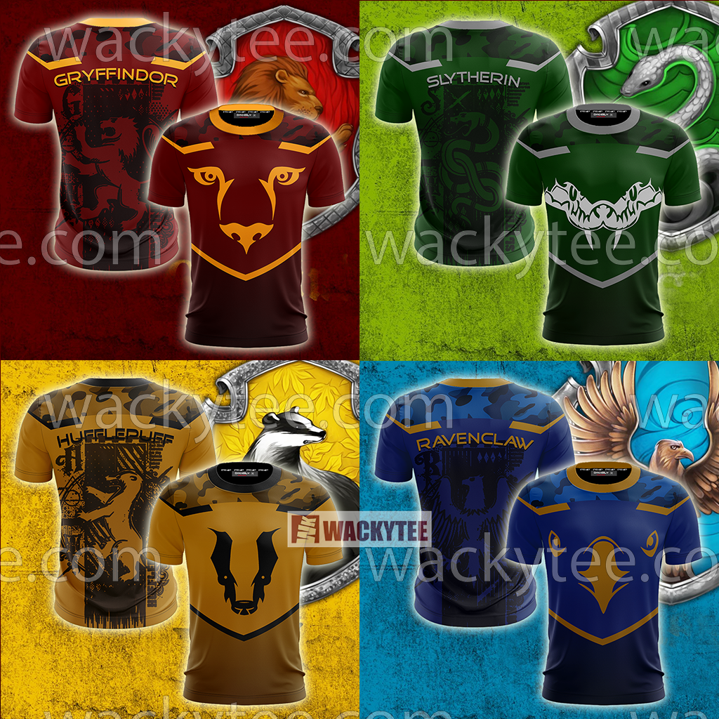 Gryffindor Let Deeds Reveal Your Heart Harry Potter 3D T-shirt