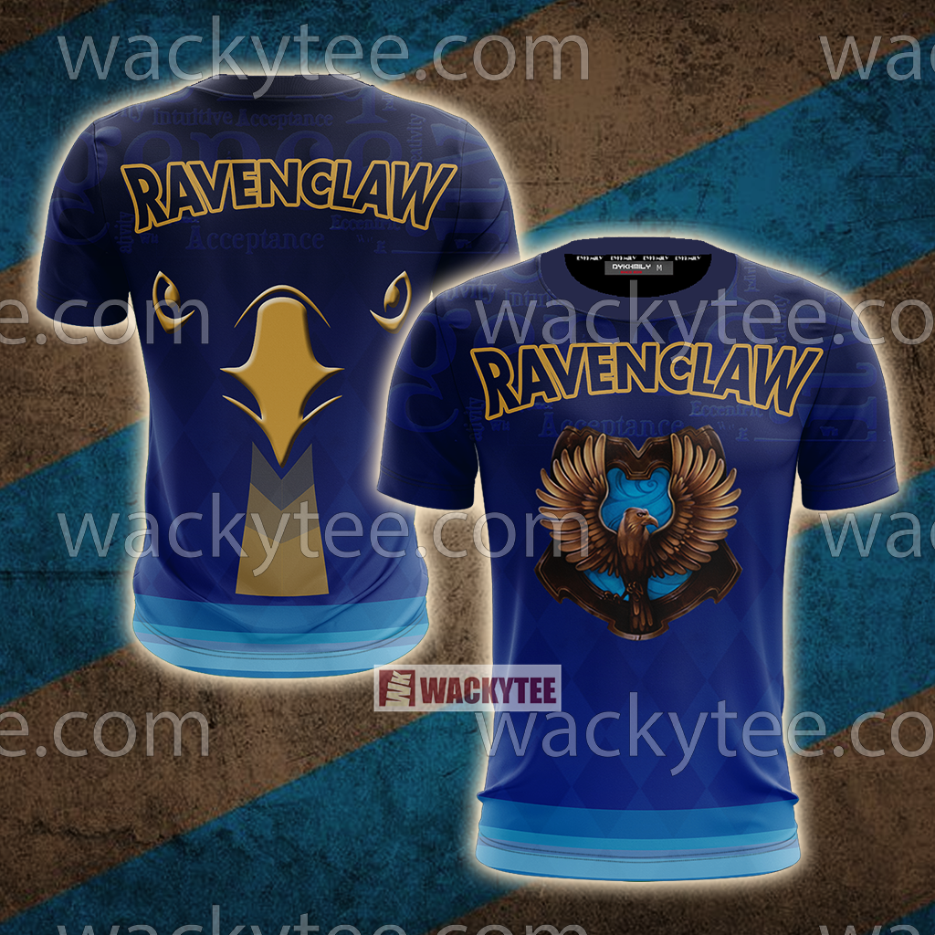 Ravenclaw The Doors Of Wisdom Are Never Shut New Unisex 3D T-shirt