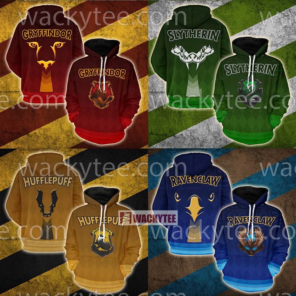 Gryffindor Let Deeds Reveal Your Heart New 3D Hoodie