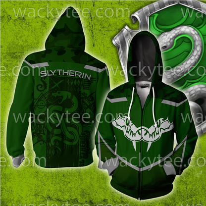 Slytherin The Results Validate The Deep Harry Potter Zip Up Hoodie 4XL