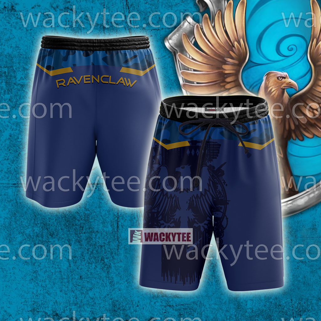 Ravenclaw The Doors Of Wisdom Are Never Shut Harry Potter Beach Shorts