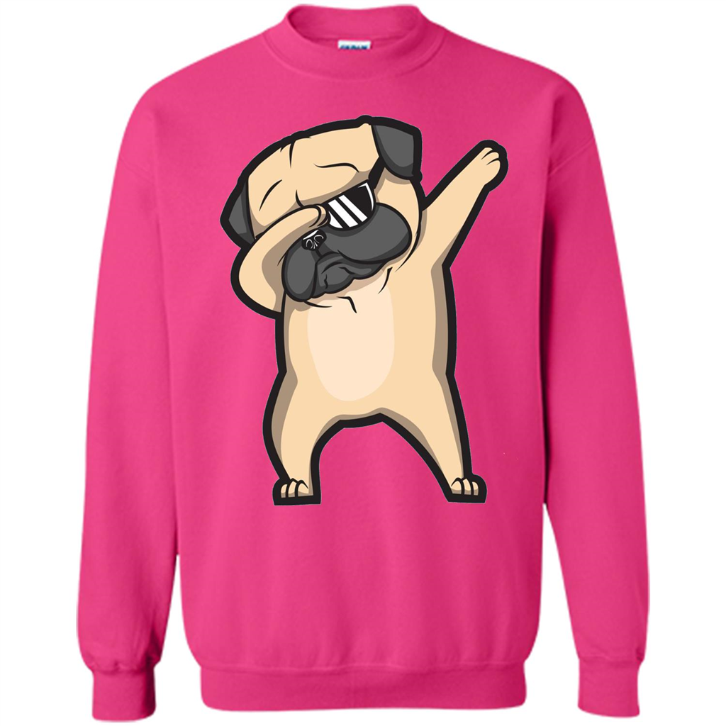 Dabbing Pug Shirt - Cute Funny Dog Dab T-shirt Heliconia