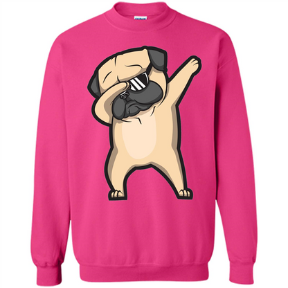 Dabbing Pug Shirt - Cute Funny Dog Dab T-shirt Heliconia