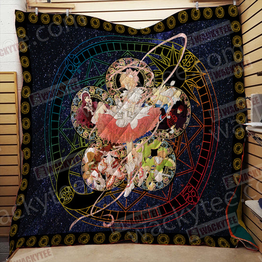 Cardcaptor Sakura 3D Quilt Blanket Queen (203x228CM)