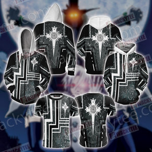 D.Gray Man - Black Order Unisex Zip Up Hoodie Jacket