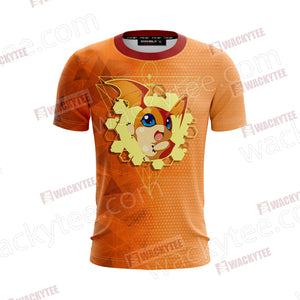 Digimon Veemon Chibi Unisex 3D T-shirt
