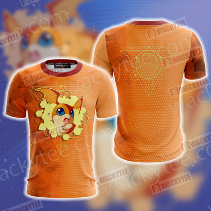 Digimon Veemon Chibi Unisex 3D T-shirt T-shirt