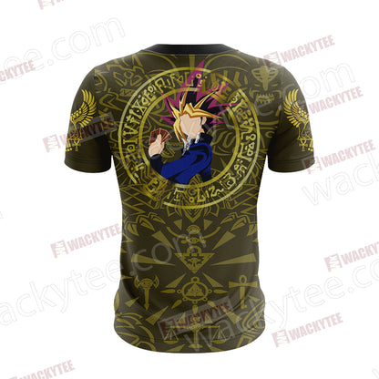 Yu Gi Oh! Yugi Muto And Dark Magician Unisex 3D T-shirt