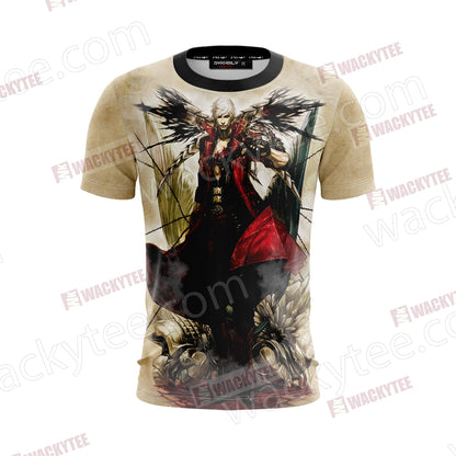 Devil Cry Man Dante Video Game Unisex 3D T-shirt