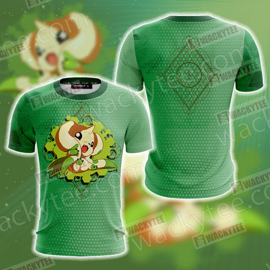 Digimon Terriermon Chibi Unisex 3D T-shirt