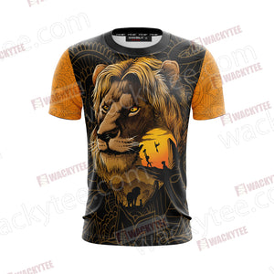 The Lion King - King of the Jungle Unisex 3D T-shirt