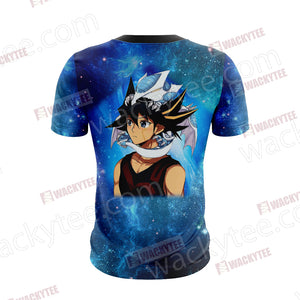 Yu-Gi-Oh! Yusei Fudo and Stardust Dragon New Version 3D T-shirt