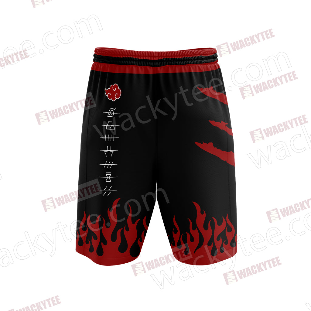 Naruto Akatsuki New Unisex 3D Beach Shorts