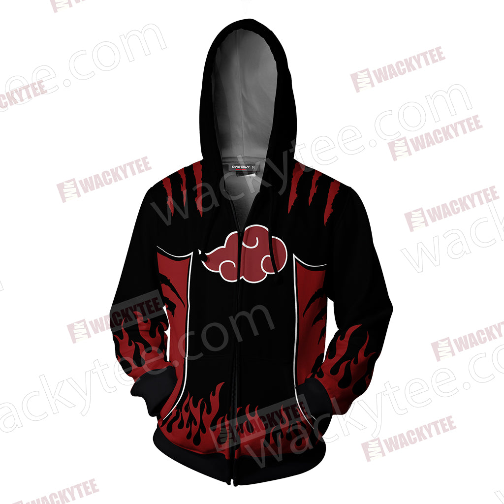 Naruto Akatsuki New Unisex Zip Up Hoodie Jacket
