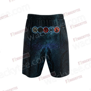 Divergent 3D Beach Shorts