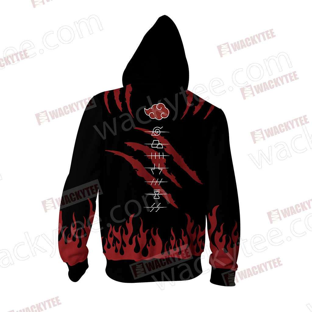 Naruto Akatsuki New Unisex Zip Up Hoodie Jacket