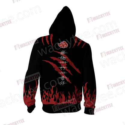 Naruto Akatsuki New Unisex Zip Up Hoodie Jacket