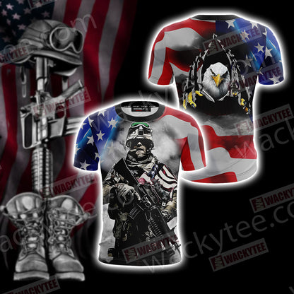 Veteran Unisex 3D T-shirt