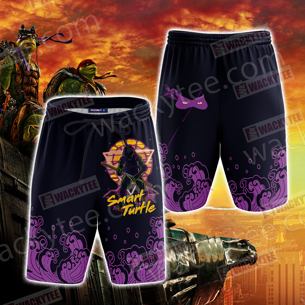 Teenage Mutant Ninja Turtles - Donatello Smart Turtle 3D Beach Shorts