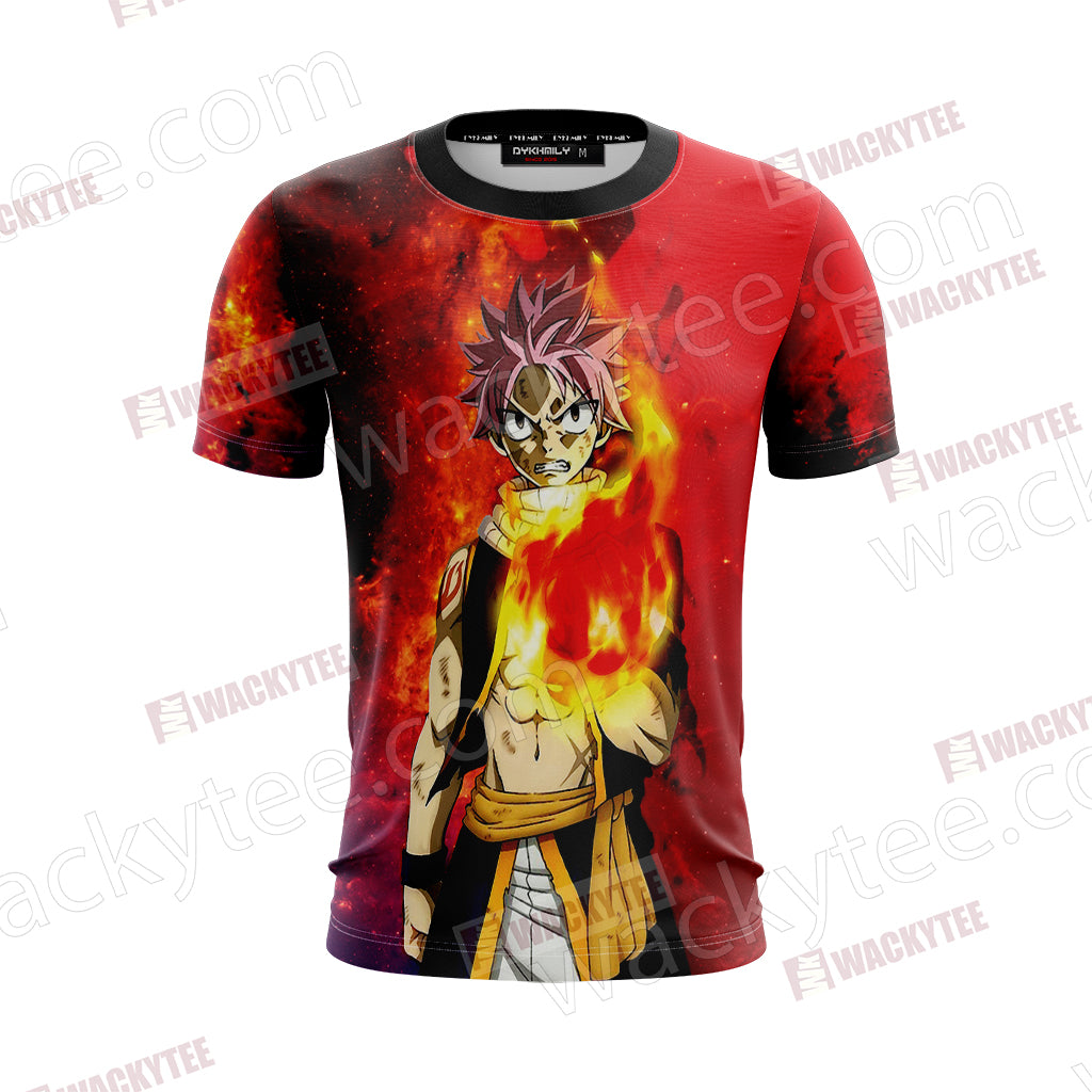 Fairy Tail: Natsu Dragneel New Version Unisex 3D T-shirt