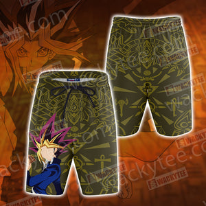 Yu Gi Oh! Yugi Muto And Dark Magician Unisex 3D Beach Shorts