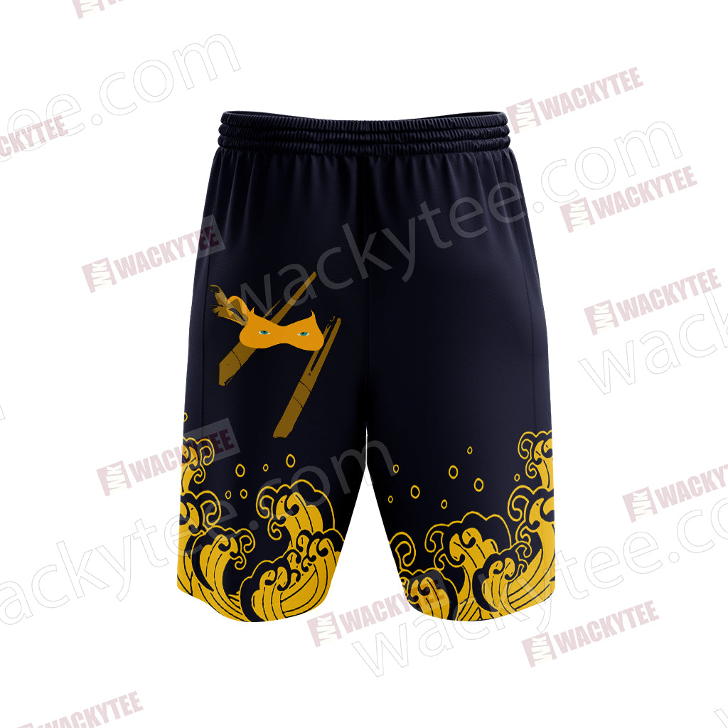 Teenage Mutant Ninja Turtles - Michelangelo Party Turtle 3D Beach Shorts