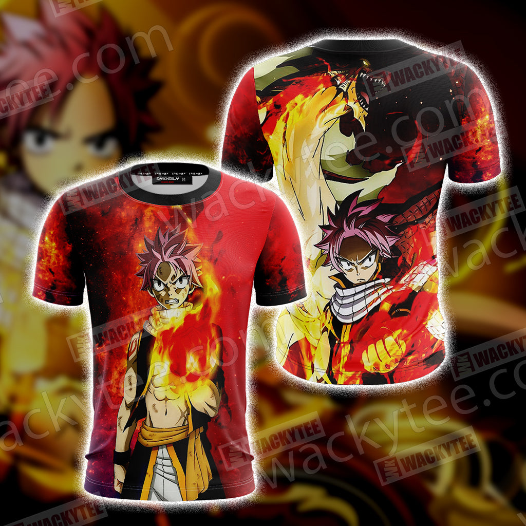 Fairy Tail: Natsu Dragneel New Version Unisex 3D T-shirt T-shirt