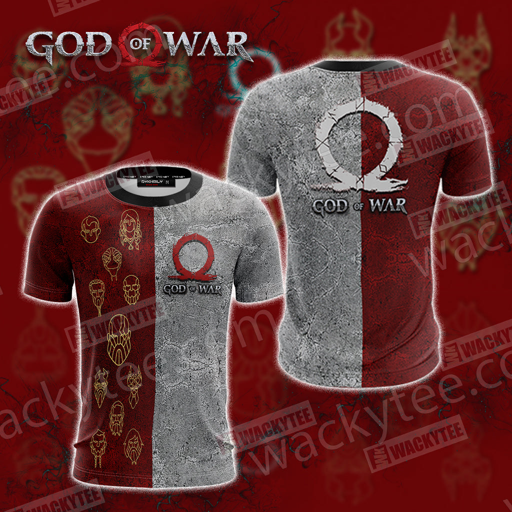 God Of War Symbol New Look Unisex 3D T-shirt