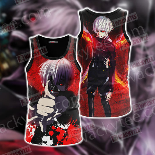 Tokyo Ghoul Kaneki Ken New Unisex 3D Tank Top